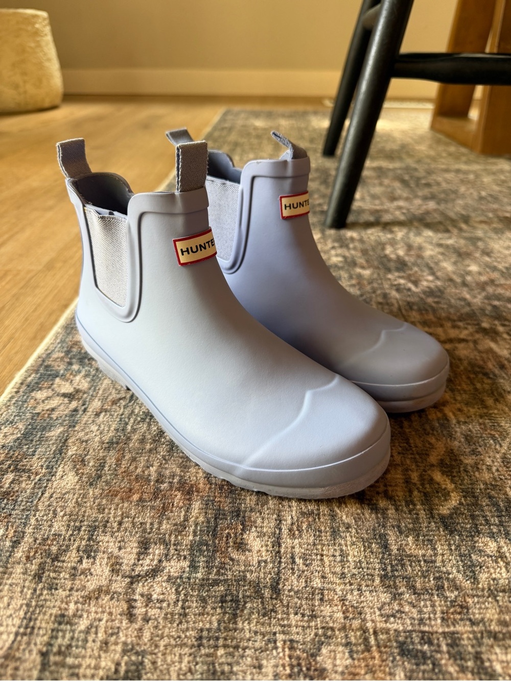 Hunter Kids Lilac Chelsea Waterproof Rain Boots